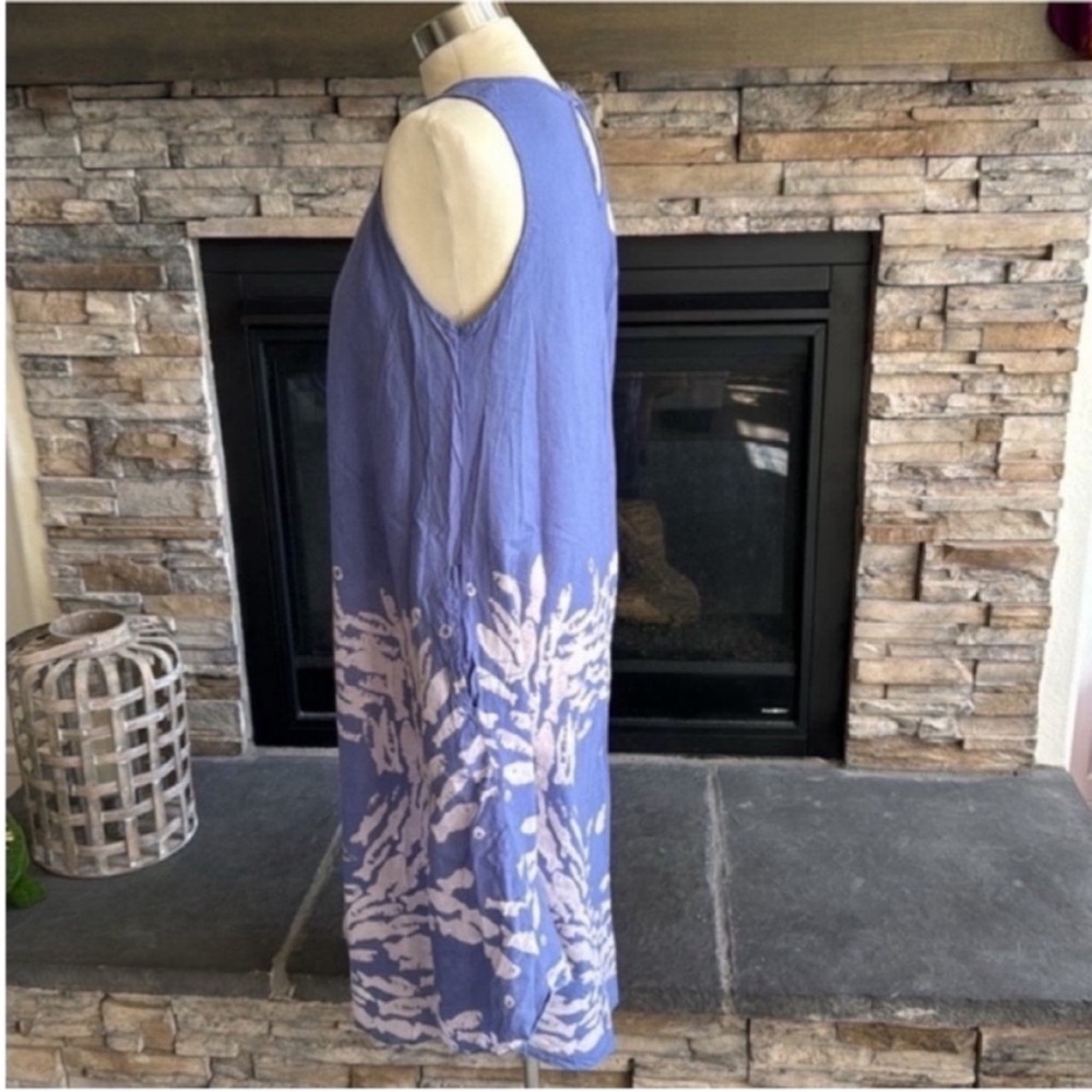 Sleeveless Scoop of Fish Scoop Neck Sundress - Picture 3 of 11